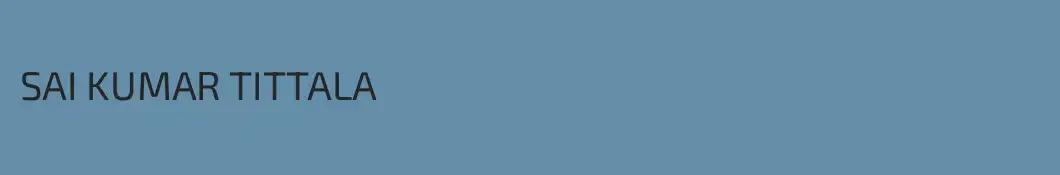 SAI KUMAR TITTALA 